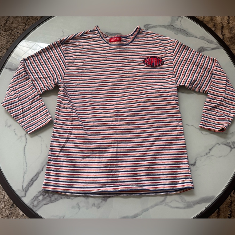 Esprit Kids Multicolor Striped Cotton Tee